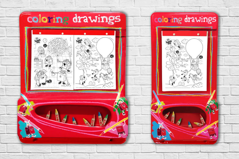 McDonald’s Europe Colouring Boards!